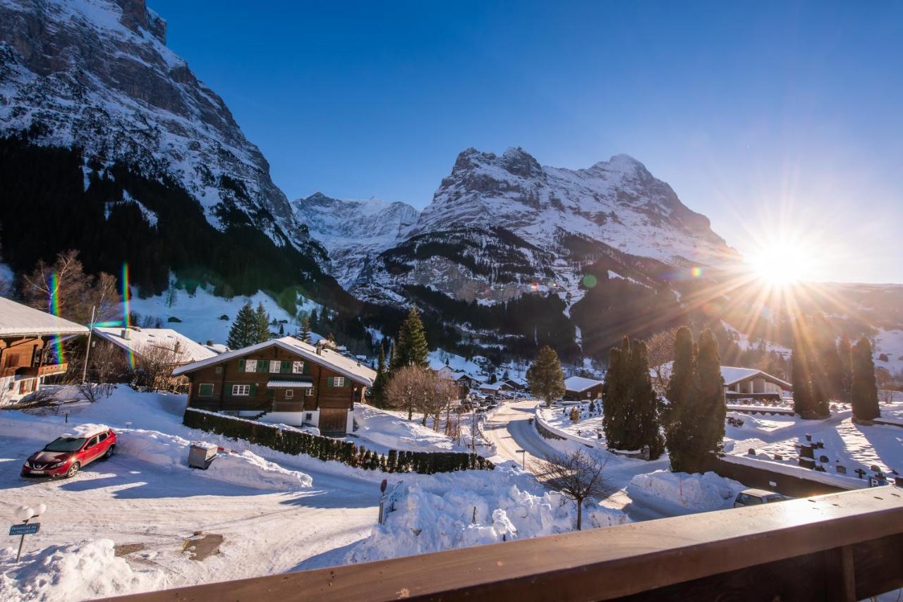 Atemberaubende Sicht Auf Eiger Nordwand Διαμέρισμα Γκρίντελβαλντ Εξωτερικό φωτογραφία